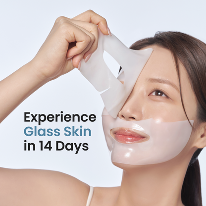 Lepique Glass Skin 14 Days Miracle Collagen Mask (4 sheets) *Amazon's Choice