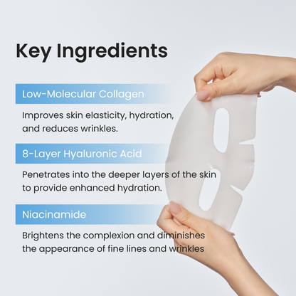 Lepique Glass Skin 14 Days Miracle Collagen Mask (4 sheets) *Amazon's Choice