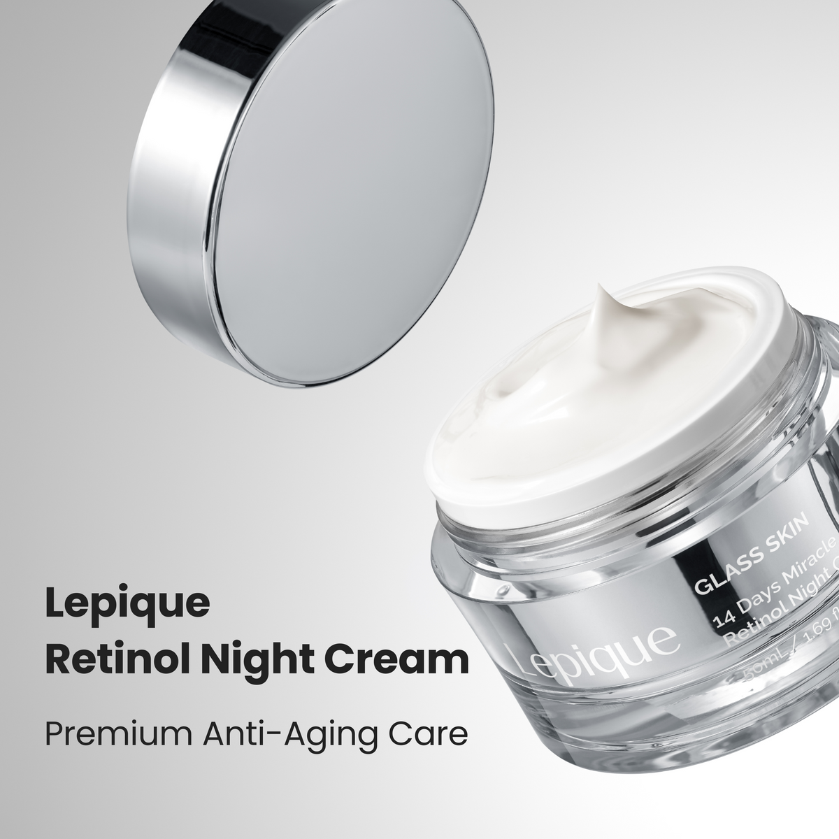 Lepique Glass Skin 14 Days Miracle Retinol Night Cream *Amazon's Choice